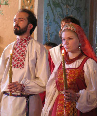Свадебный наряд на Руси